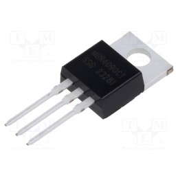 1 pcs x SMC DIODE SOLUTIONS - MBR4090CT - Diode: Schottky rectifying, THT, 90V, 40A, TO220AB, , Ir: 1mA
