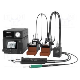 1 pcs x JBC TOOLS - DDSE-2QD - Soldering/desoldering station, 150W, 90÷450°C, 230VAC, ESD, Ch: 2