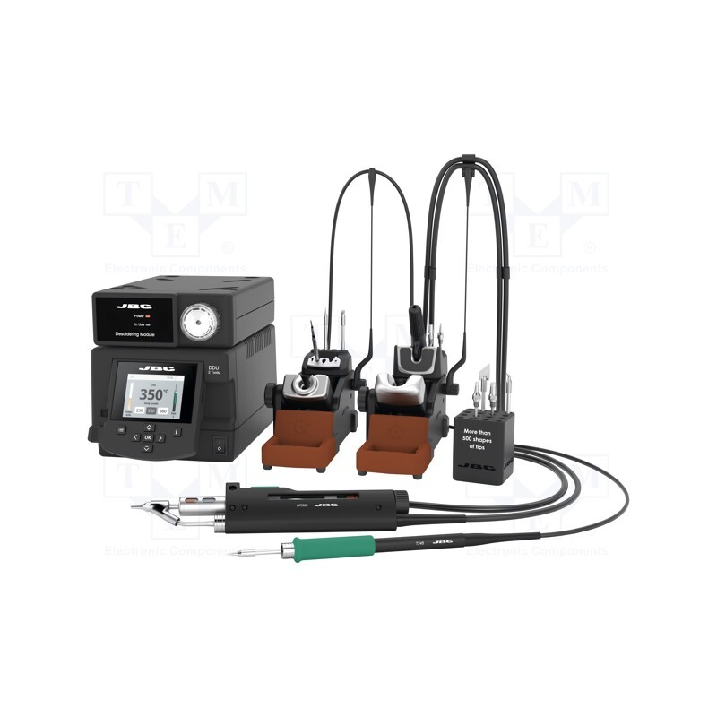 1 pcs x JBC TOOLS - DDSE-2QD - Soldering/desoldering station, 150W, 90÷450°C, 230VAC, ESD, Ch: 2