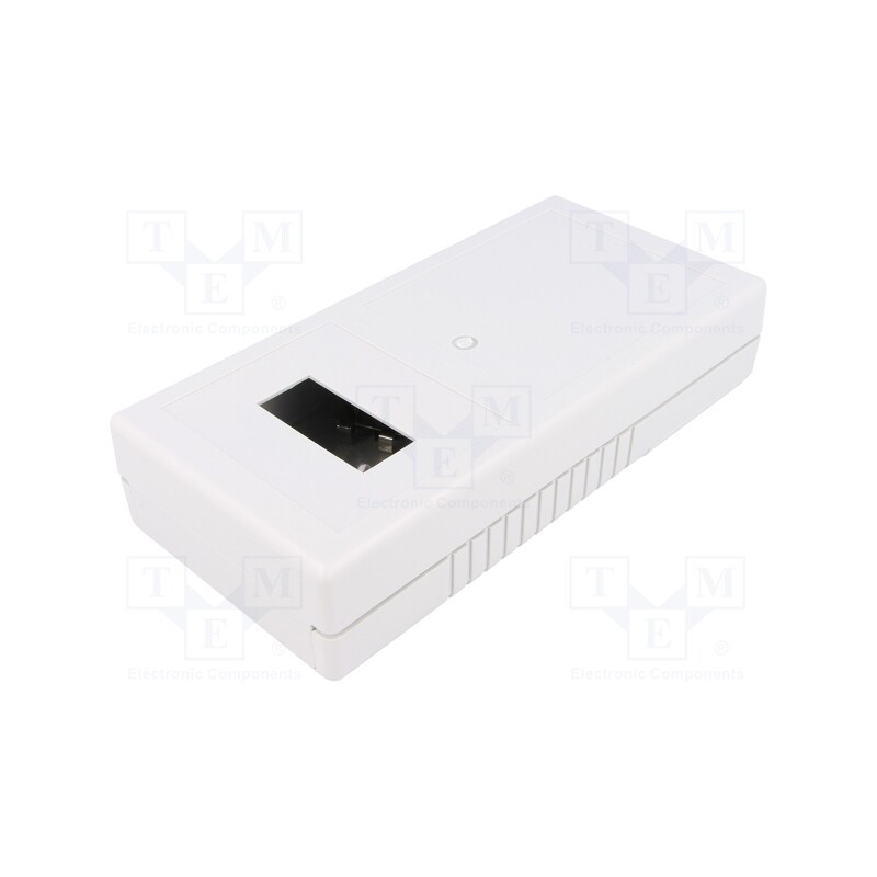 1 pcs x MASZCZYK - KM-103B GY - Enclosure: for devices with displays, X: 93mm, Y: 190mm, Z: 41mm