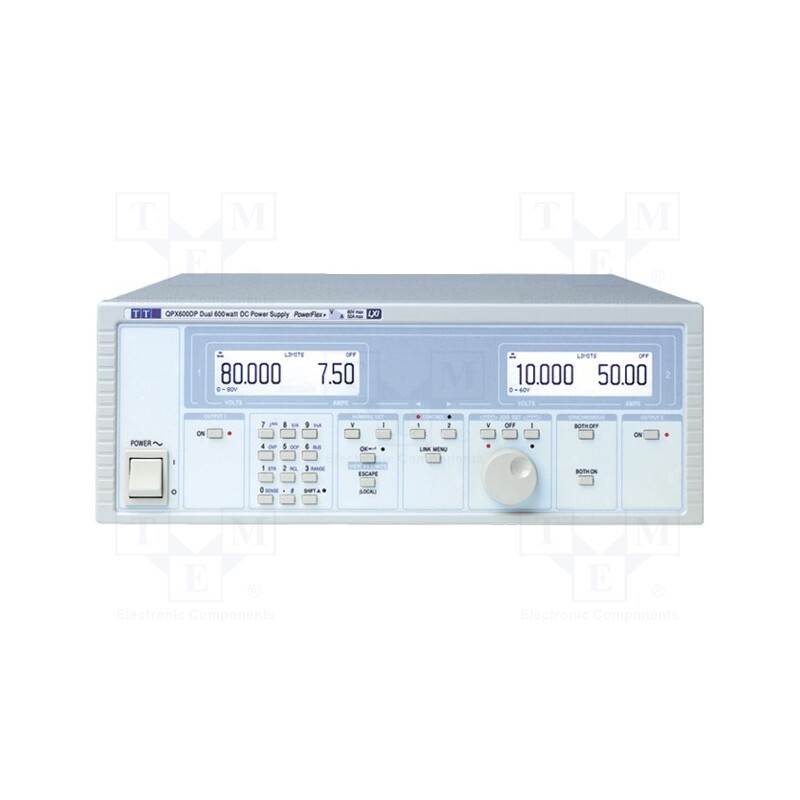 1 pcs x AIM-TTI - QPX600DP - Power supply: programmable laboratory, Ch: 2, 0÷80VDC, 0÷50A, QPX