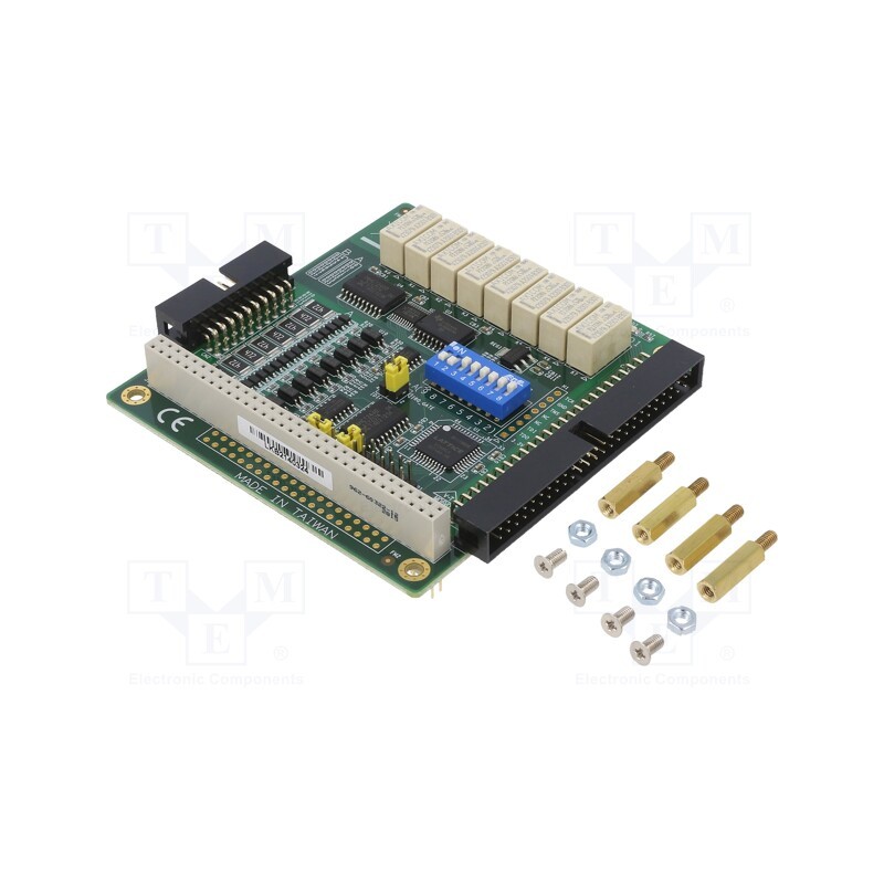 1 pcs x ADVANTECH - PCM-3725-BE - Industrial module: PC/104, 96x90mm, Digit.in: 8, Analog.out: 8