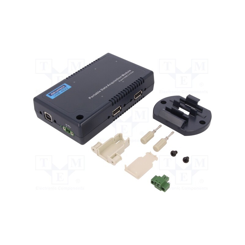 1 pcs x ADVANTECH - USB-4622-CE - HUB, 10÷30VDC, for DIN rail mounting, Kit: USB cable, USB 2.0 x5