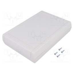 1 pcs x TEKO - TK11.7 -AS - Enclosure: multipurpose, X: 133mm, Y: 188mm, Z: 39mm, TEKMAR, ABS