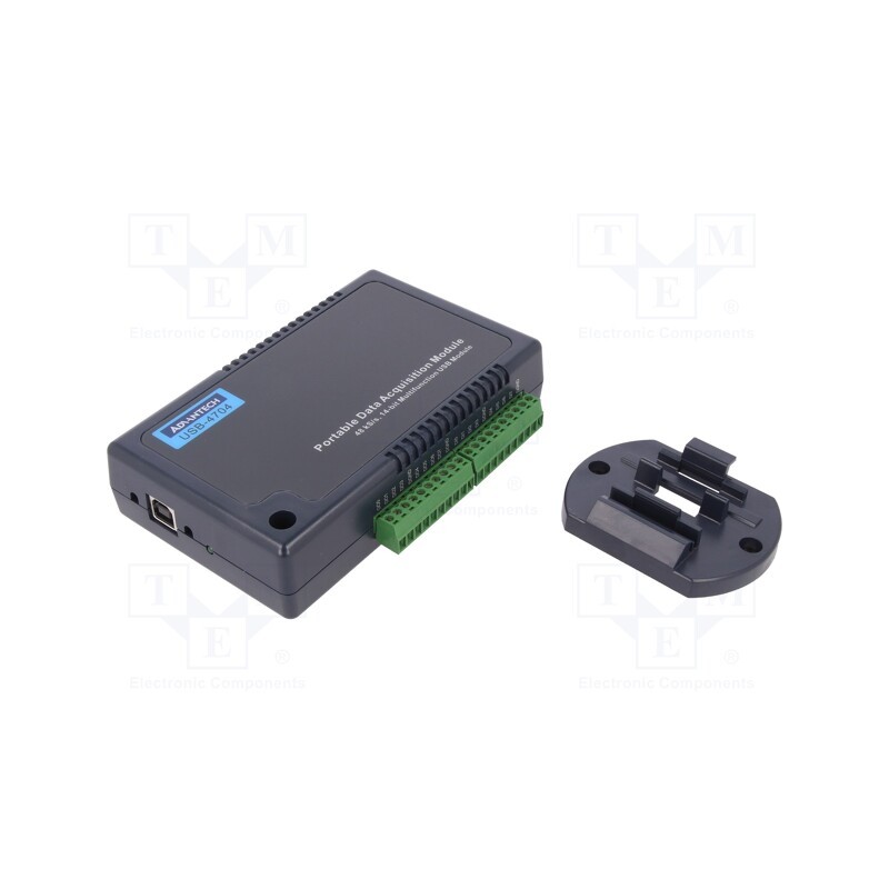 1 pcs x ADVANTECH - USB-4704-AE - Analog I/O, 48ksps, USB 2.0 x1, 500mA, 132x80x32mm, Digit.in: 8