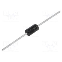 5 pcs x DC COMPONENTS - HER306 - Diode: rectifying, THT, 600V, 3A, , Ifsm: 150A, DO27, 100ns