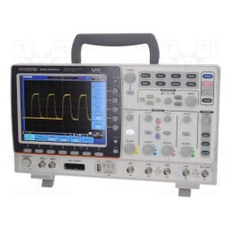 1 pcs x GW INSTEK - GDS-2204A - Oscilloscope: digital, DSO, Ch: 4, 200MHz, 2Mpts, LCD 8', ≤1.7ns
