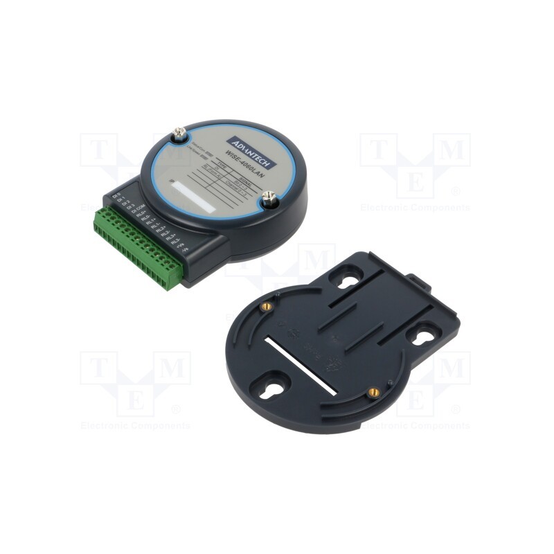 1 pcs x ADVANTECH - WISE-4060/LAN-B - Analog I/O, for DIN rail mounting, 80x98x25mm, Digit.in: 4