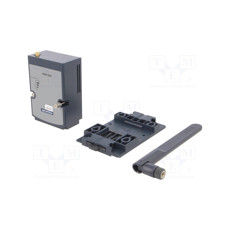 1 pcs x ADVANTECH - WISE-4220-A - WiFi base, for DIN rail mounting, 70x275x38mm, -25÷70°C