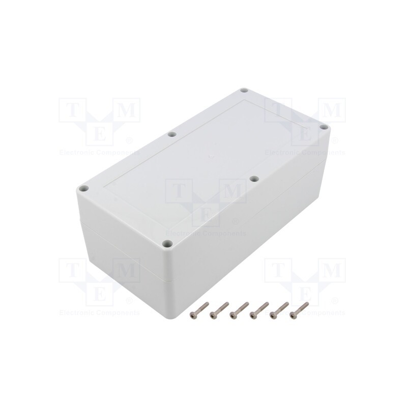 1 pcs x KRADEX - ZP200.100.75JH TM PC - Enclosure: multipurpose, X: 100mm, Y: 200mm, Z: 75mm, ZP, light grey