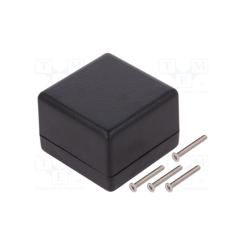 1 pcs x HAMMOND - 1594AWBK - Enclosure: multipurpose, X: 56mm, Y: 56mm, Z: 40mm, 1594, ABS, black