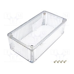 1 pcs x HAMMOND - 1591DTCL - Enclosure: multipurpose, X: 80mm, Y: 150mm, Z: 46mm, 1591, IP54