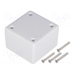 1 pcs x HAMMOND - 1594AWGY - Enclosure: multipurpose, X: 56mm, Y: 56mm, Z: 40mm, 1594, ABS, grey