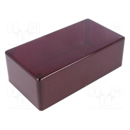 1 pcs x HAMMOND - 1591DTRD - Enclosure: multipurpose, X: 80mm, Y: 150mm, Z: 46mm, 1591, IP54