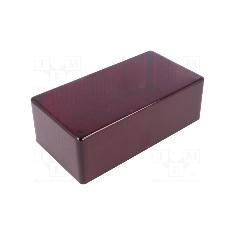 1 pcs x HAMMOND - 1591DTRD - Enclosure: multipurpose, X: 80mm, Y: 150mm, Z: 46mm, 1591, IP54