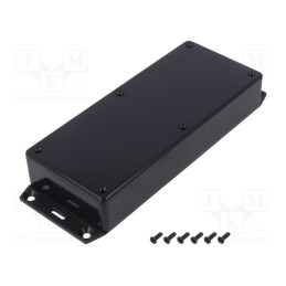 1 pcs x HAMMOND - 1591HF2BK - Enclosure: multipurpose, X: 71mm, Y: 165mm, Z: 30mm, 1591, ABS, black