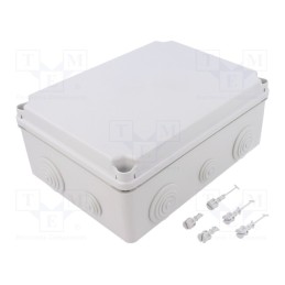 1 pcs x PCE - EV231 - Enclosure: junction box, X: 185mm, Y: 245mm, Z: 95mm, IP66,IP67
