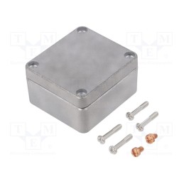 1 pcs x RETEX - P31068002 -AS - Enclosure: multipurpose, X: 58mm, Y: 64mm, Z: 34mm, 68, aluminium