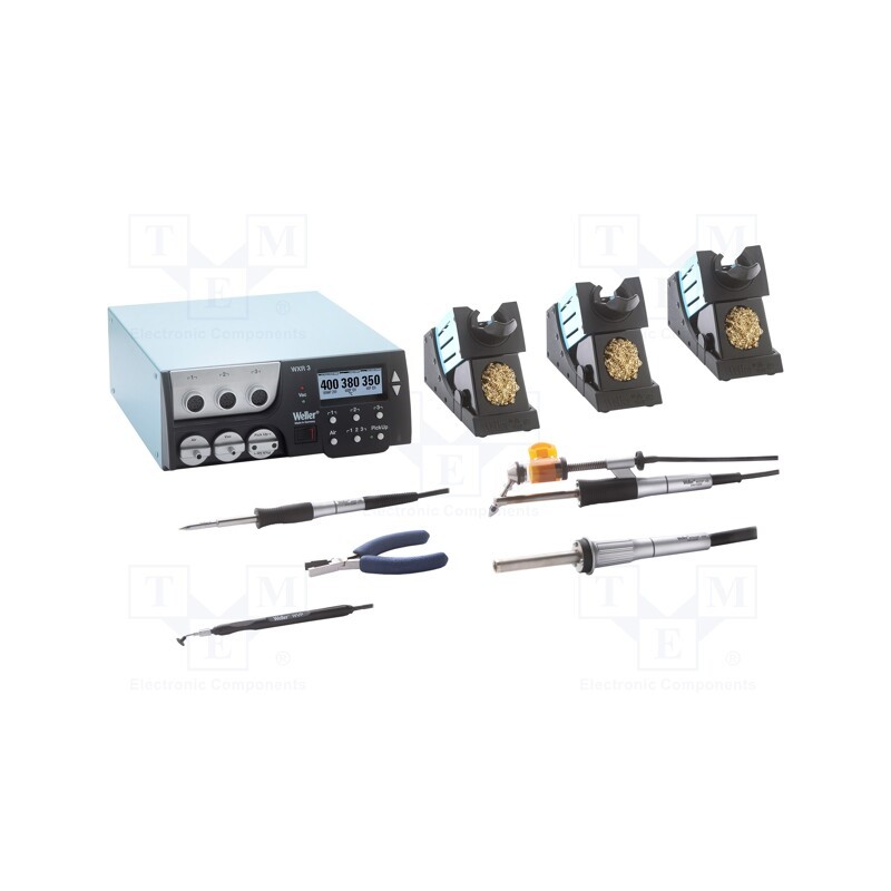 1 pcs x WELLER - T0053502699N - Device: service station, 230VAC, Plug: EU,UK, Display: LCD, 420W