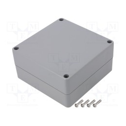 1 pcs x GAINTA - G386-IP67 - Enclosure: multipurpose, X: 120mm, Y: 120mm, Z: 60mm, ABS, dark grey