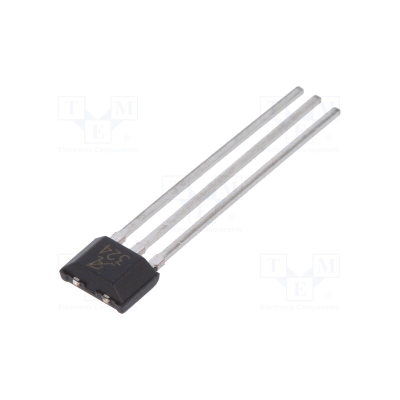 1 pcs x ALLEGRO MICROSYSTEMS - A1324LUA-T - Sensor: Hall, SIP3, Usup: 4.5÷5.5VDC, Temp: -40÷150°C