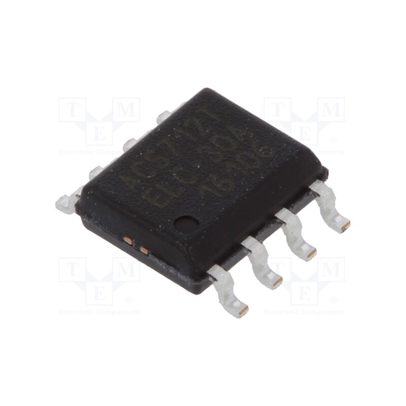 1 pcs x ALLEGRO MICROSYSTEMS - ACS712ELCTR-30A-T - Sensor: current, SO8, Usup: 4.5÷5.5VDC, ±30A, Temp: -40÷85°C, 66mV/A