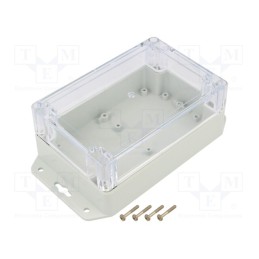 1 pcs x KRADEX - ZP150.100.60UJPH TM PC - Enclosure: multipurpose, X: 100mm, Y: 150mm, Z: 60mm, ZP, light grey