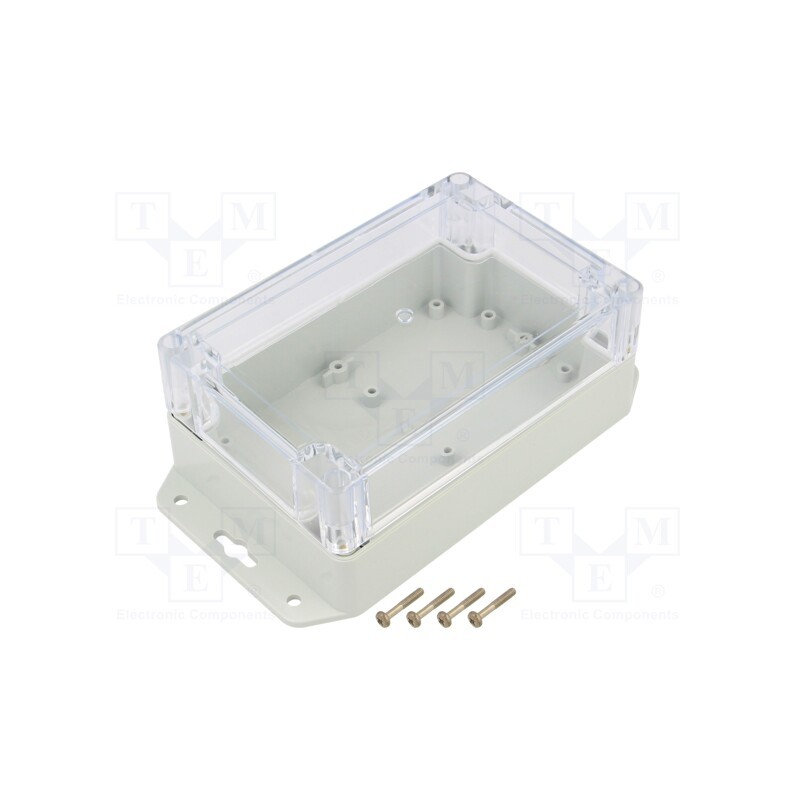 1 pcs x KRADEX - ZP150.100.60UJPH TM PC - Enclosure: multipurpose, X: 100mm, Y: 150mm, Z: 60mm, ZP, light grey