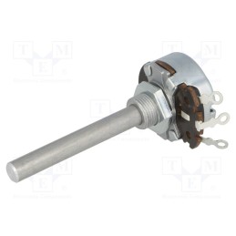 1 pcs x AB Elektronik - 3104601340 - Potentiometer: shaft, single turn, 5Ω, 4W, ±20%, 6mm, Shaft: smooth