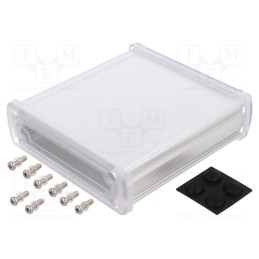 1 pcs x GAINTA - ALUG704SR110-C -AS - Enclosure: multipurpose, X: 113.7mm, Y: 119mm, Z: 35.2mm, aluminium