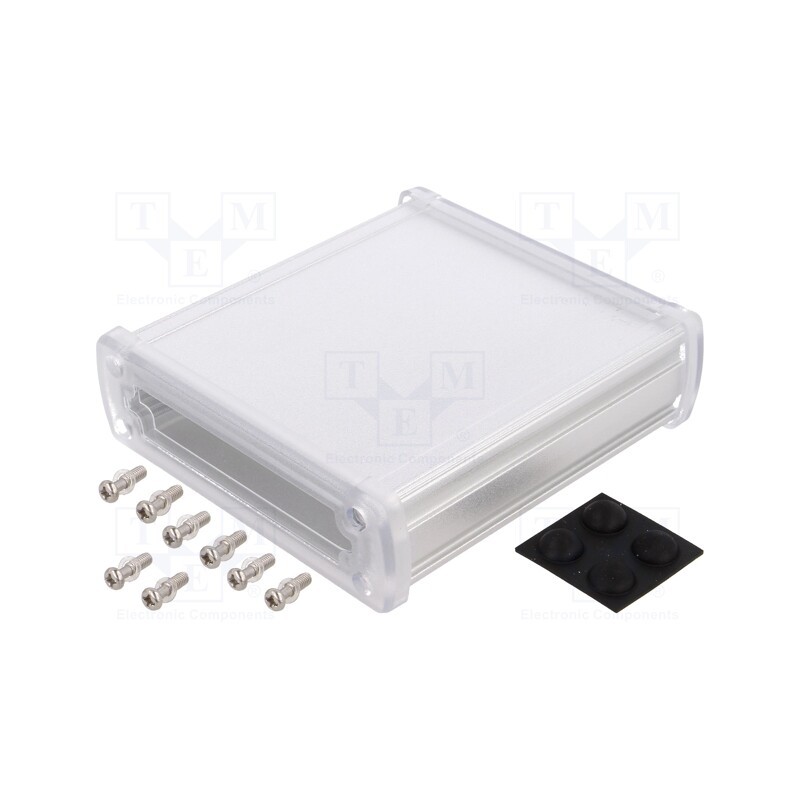 1 pcs x GAINTA - ALUG704SR110-C -AS - Enclosure: multipurpose, X: 113.7mm, Y: 119mm, Z: 35.2mm, aluminium