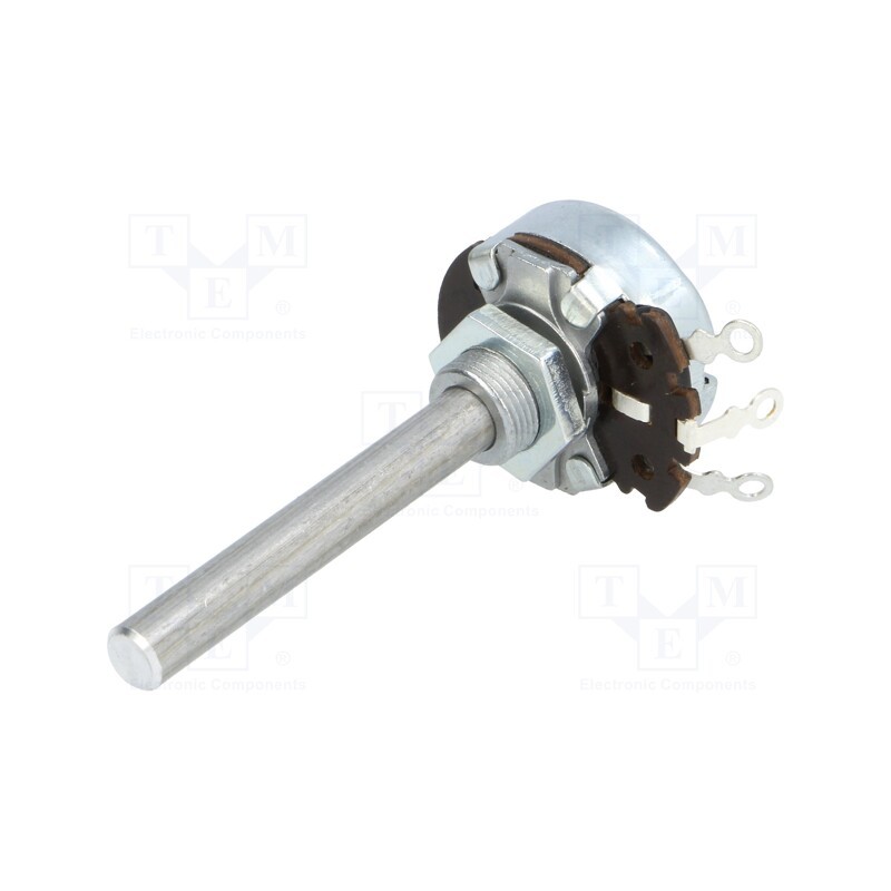 1 pcs x AB Elektronik - 3104601738 - Potentiometer: shaft, single turn, 10Ω, 4W, ±20%, 6mm, Shaft: smooth