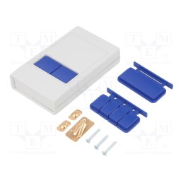 1 pcs x TEKO - SQ124.5 - Enclosure: with panel, SQUID1, X: 60mm, Y: 100mm, Z: 21mm, ABS