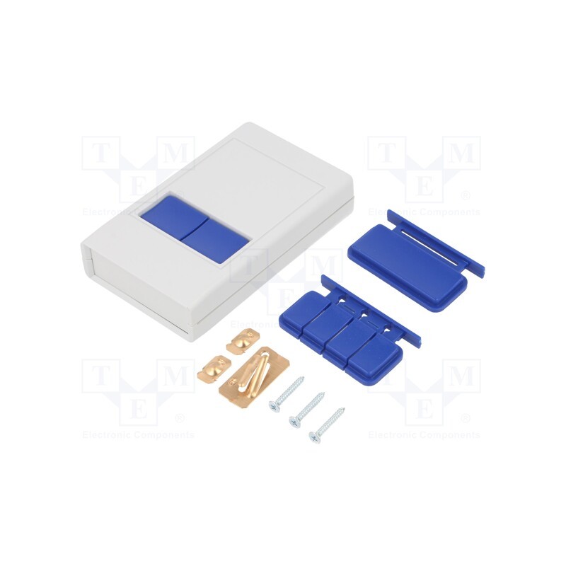 1 pcs x TEKO - SQ124.5 - Enclosure: with panel, SQUID1, X: 60mm, Y: 100mm, Z: 21mm, ABS