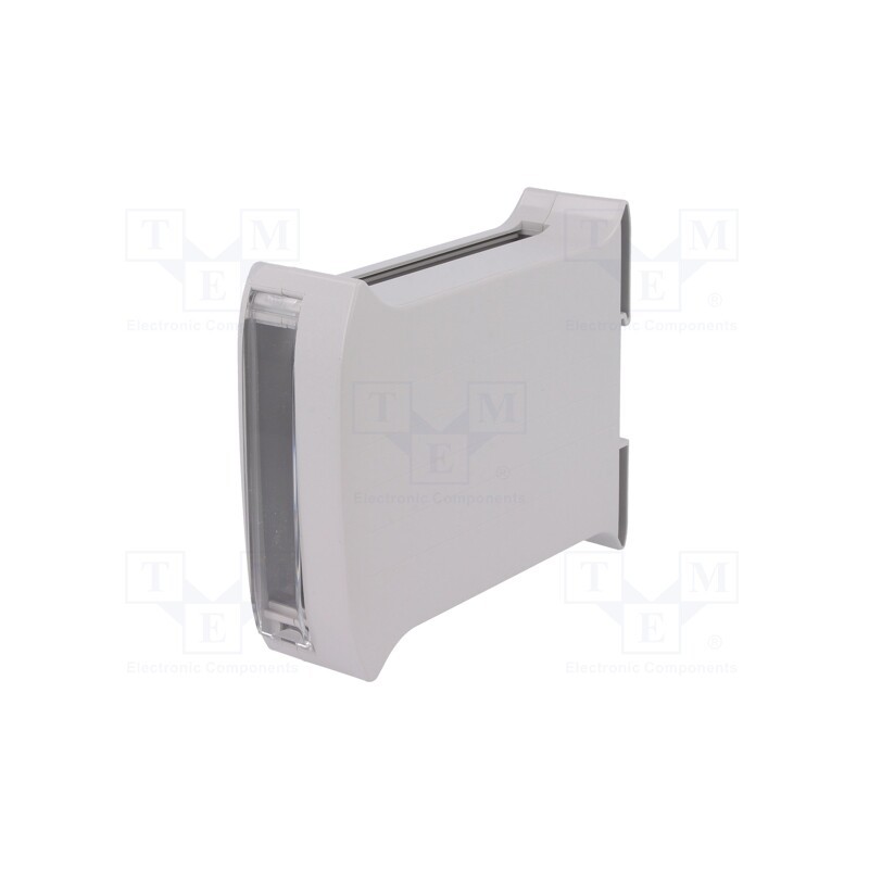 1 pcs x ITALTRONIC - 10.000235 - Enclosure: for DIN rail mounting, Y: 101mm, X: 35mm, Z: 119mm, grey