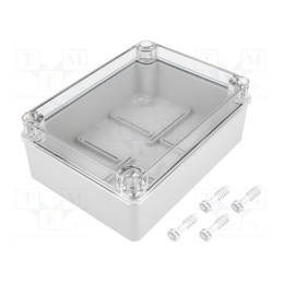 1 pcs x PAWBOL - S-BOX 416-P - Enclosure: multipurpose, X: 140mm, Y: 190mm, Z: 70mm, grey, IP65