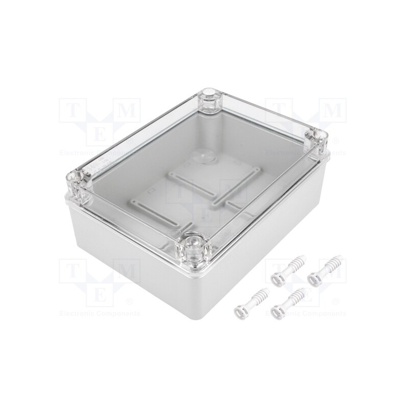 1 pcs x PAWBOL - S-BOX 416-P - Enclosure: multipurpose, X: 140mm, Y: 190mm, Z: 70mm, grey, IP65