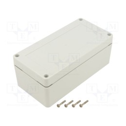 1 pcs x KRADEX - ZP160.80.60SJ TM ABS - Enclosure: multipurpose, X: 80mm, Y: 160mm, Z: 60mm, ZP, ABS, IP67