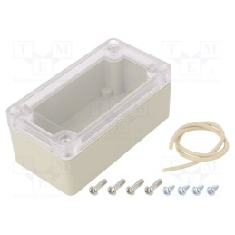 1 pcs x HAMMOND - RP1035C - Enclosure: multipurpose, X: 50mm, Y: 95mm, Z: 40mm, Ritec, ABS, IP65