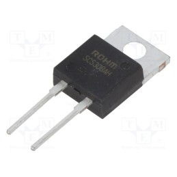 1 pcs x ROHM SEMICONDUCTOR - SCS308AHGC9 - Diode: Schottky rectifying, SiC, THT, 650V, 8A, 57W, TO220AC,
