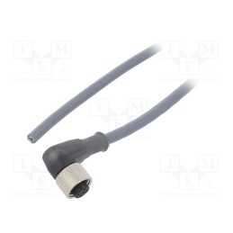 1 pcs x ALPHA WIRE - AW0500102 SL357 - Connection lead, M12, PIN: 5, angled, 3m, plug, 63VAC, 2.2A, -25÷80°C