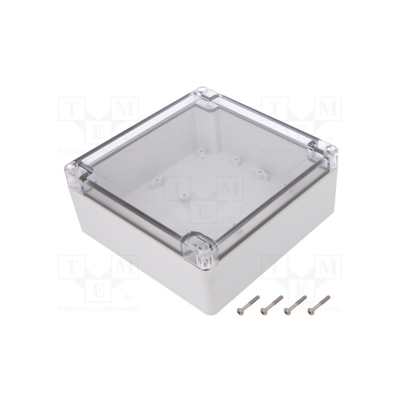 1 pcs x KRADEX - ZP150.150.60SJP TM ABS-PC - Enclosure: multipurpose, X: 150mm, Y: 150mm, Z: 60mm, ZP, ABS, IK07