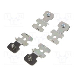 1 set x SCHNEIDER ELECTRIC - NSYPFCR - Wall mounting element, steel, 4pcs.