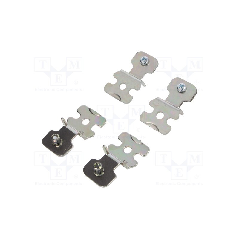 1 set x SCHNEIDER ELECTRIC - NSYPFCR - Wall mounting element, steel, 4pcs.