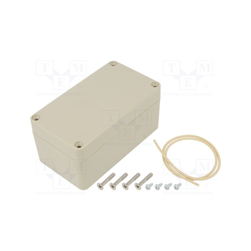 1 pcs x HAMMOND - RZ0308 - Enclosure: multipurpose, X: 65mm, Y: 115mm, Z: 55mm, Ritec, ABS, beige