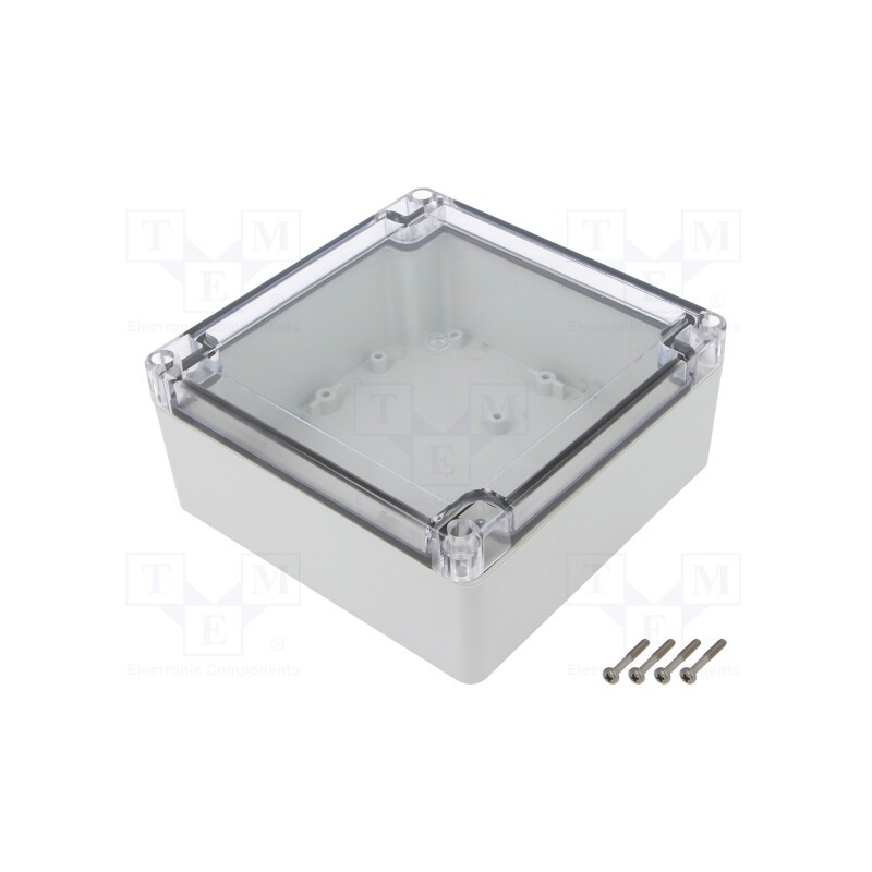 1 pcs x KRADEX - ZP135.135.60SJP TM PC - Enclosure: multipurpose, X: 135mm, Y: 135mm, Z: 60mm, ZP, light grey