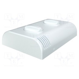 1 pcs x ITALTRONIC - 61.60921 - Enclosure: wall mounting, X: 80mm, Y: 120mm, Z: 25mm, ABS, white