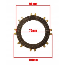 Clutch discs quad atv automatic 110 125 bashan shineray loncin kxd