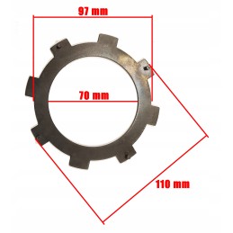 Clutch discs quad atv automatic 110 125 bashan shineray loncin kxd