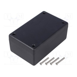 1 pcs x HAMMOND - 1594CWBK - Enclosure: multipurpose, X: 66mm, Y: 105mm, Z: 45mm, 1594, ABS, black